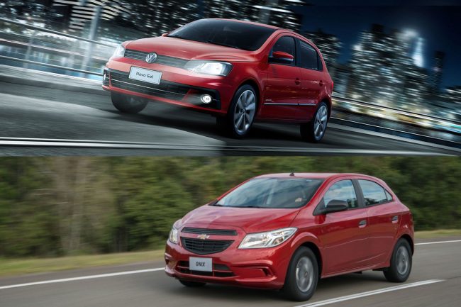 Chevrolet Onix Joy vs Volkswagen Gol Trend